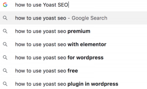 yoast SEO google search screenshot