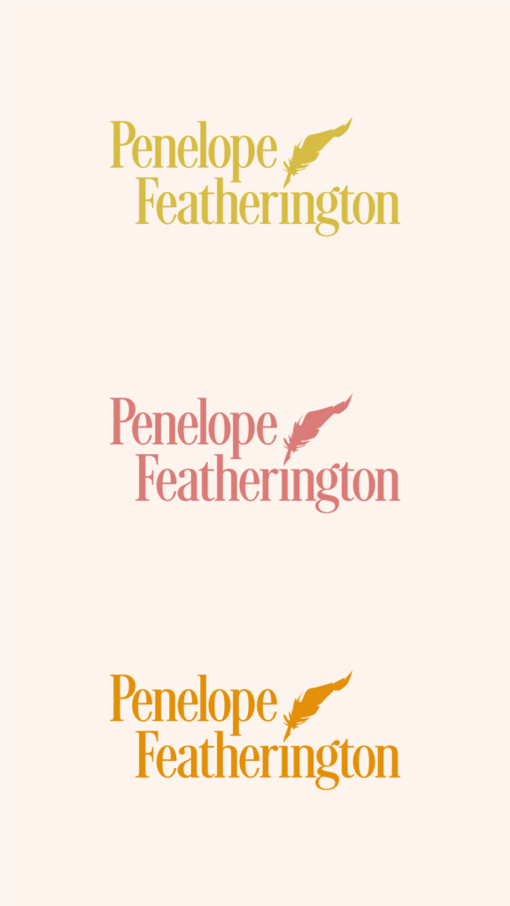 Penelope Featherington Single color logos